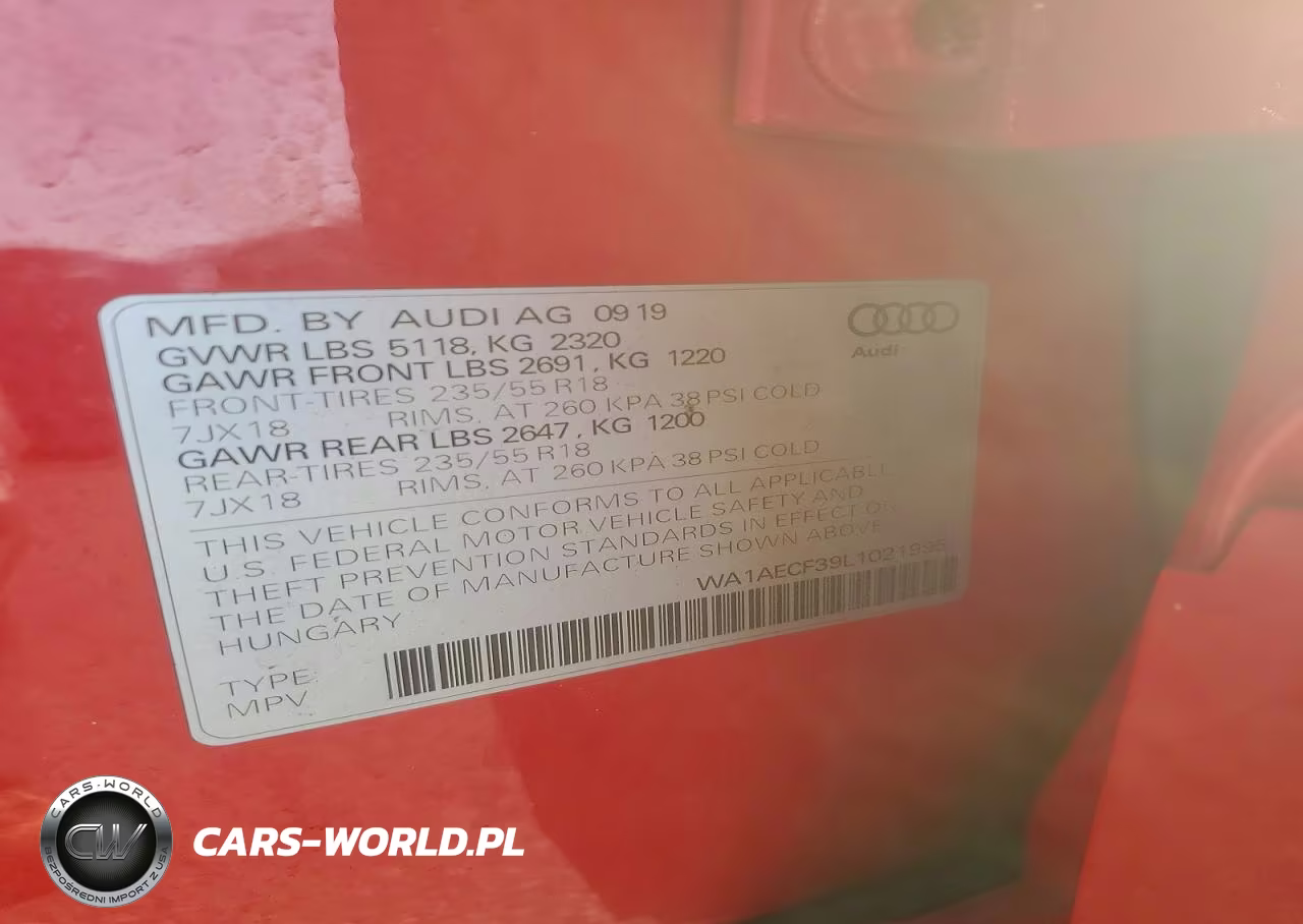 2020 Audi Q3 Premium VIN:WA1AECF39L1021995 - 13