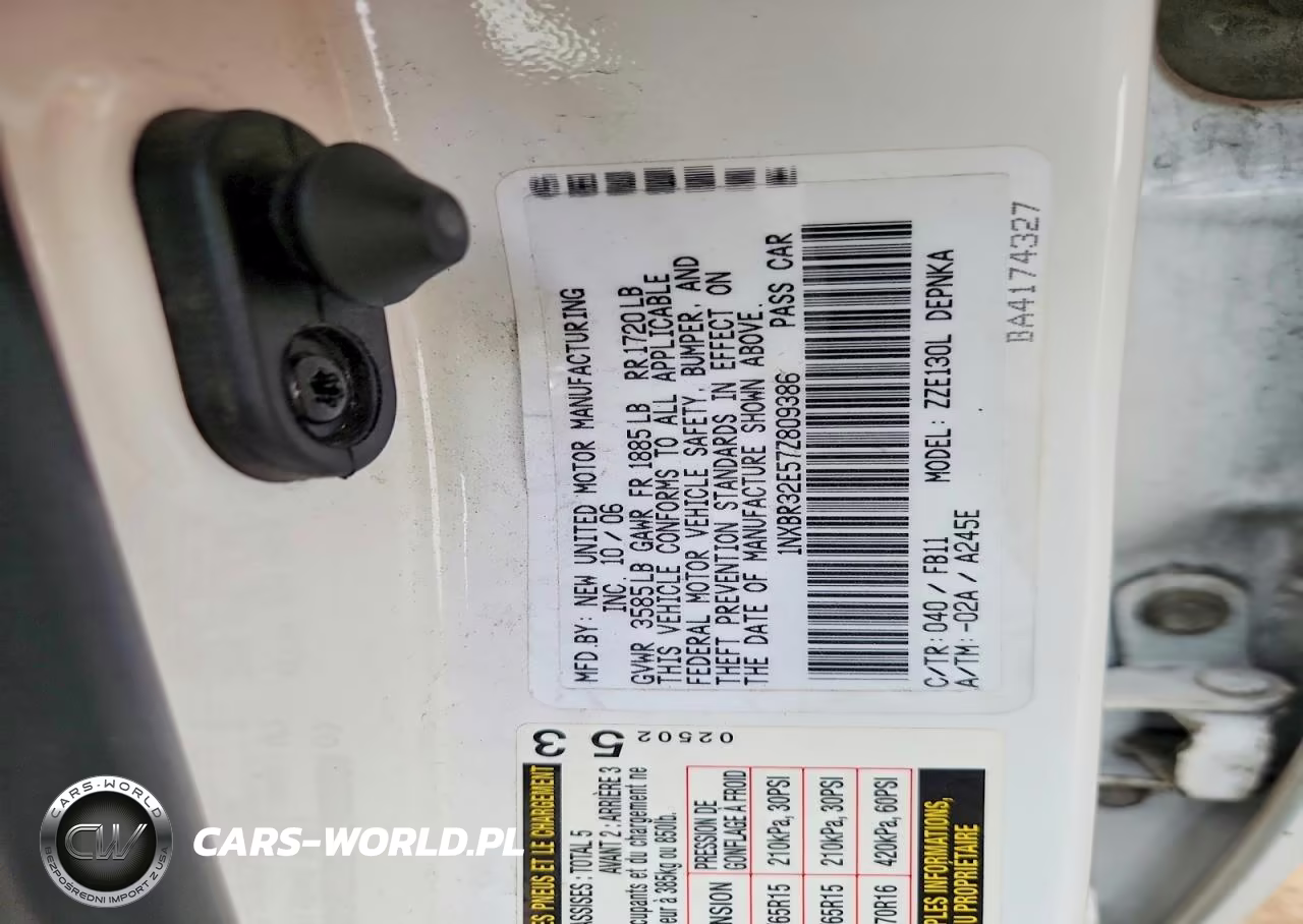 2007 Toyota Corolla Le VIN:1NXBR32E57Z809386 - 12