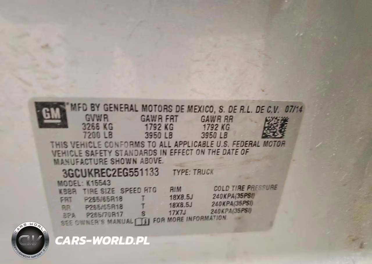 2014 Chevrolet Silverado K1500 Lt VIN:3GCUKREC2EG551133 - 13