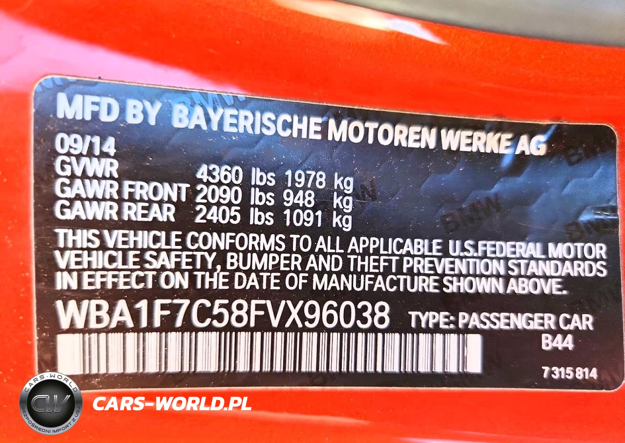 2015 BMW 228 Xi VIN:WBA1F7C58FVX96038 - 12