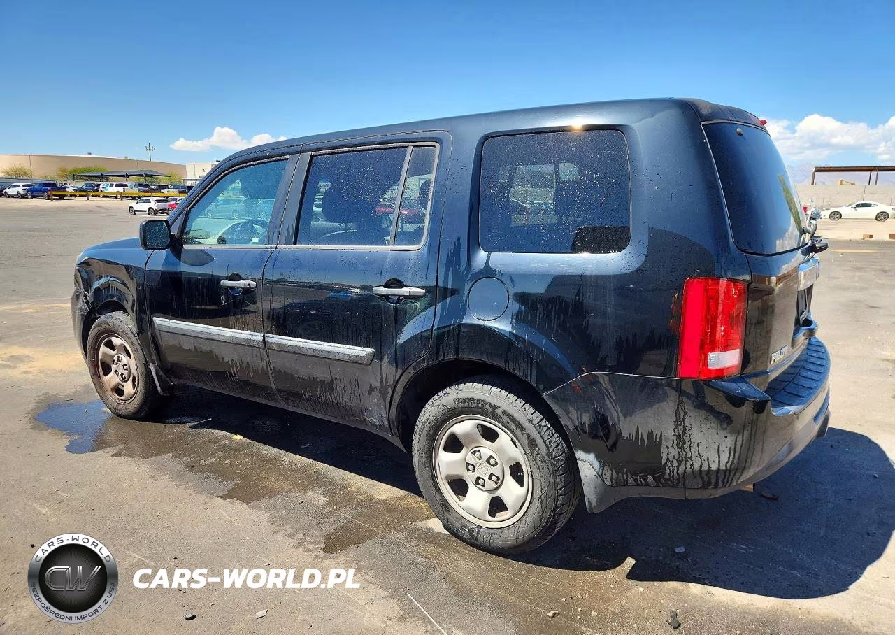 2015 Honda Pilot Lx VIN:5FNYF3H20FB020655 - 2