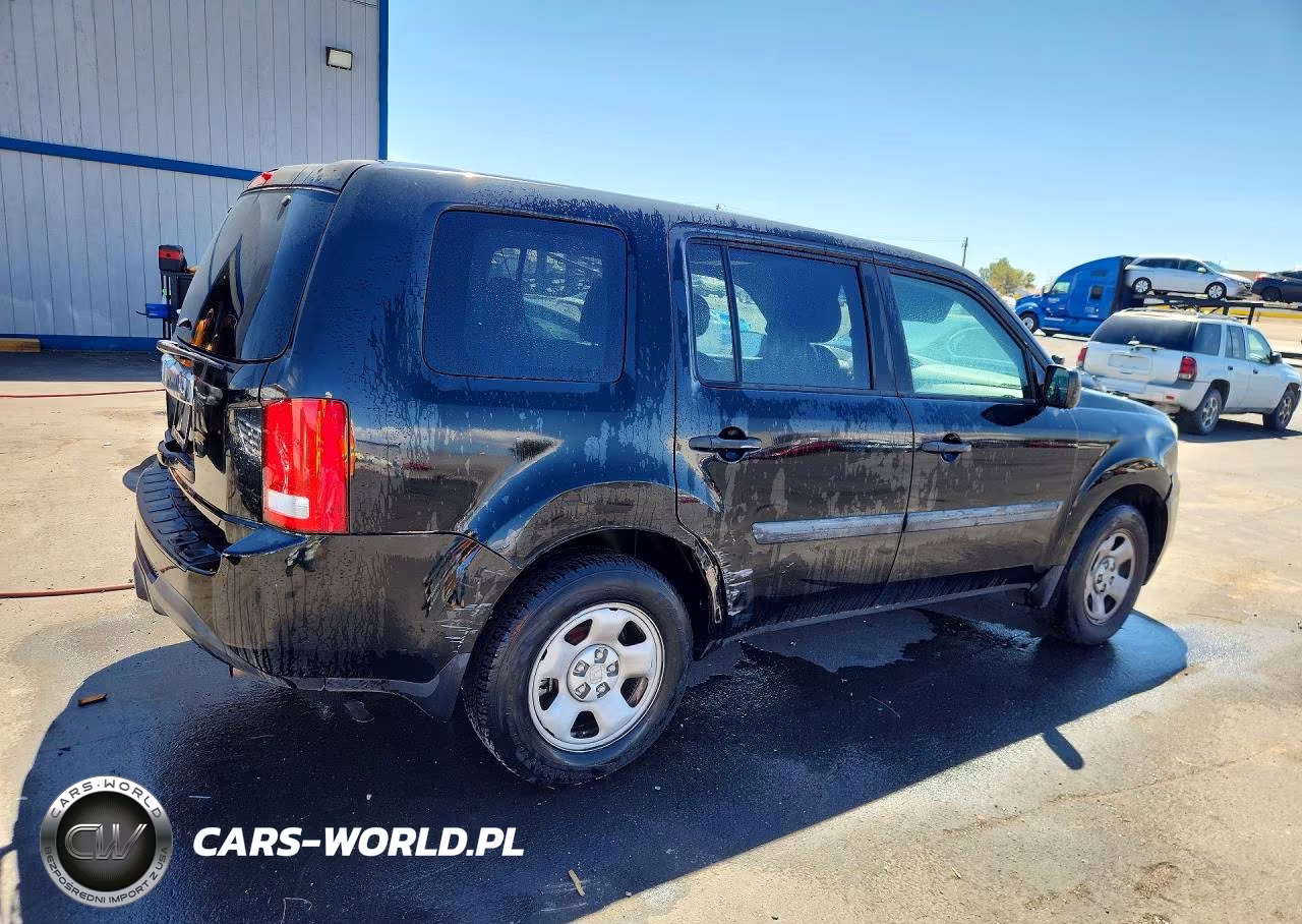 2015 Honda Pilot Lx VIN:5FNYF3H20FB020655 - 3