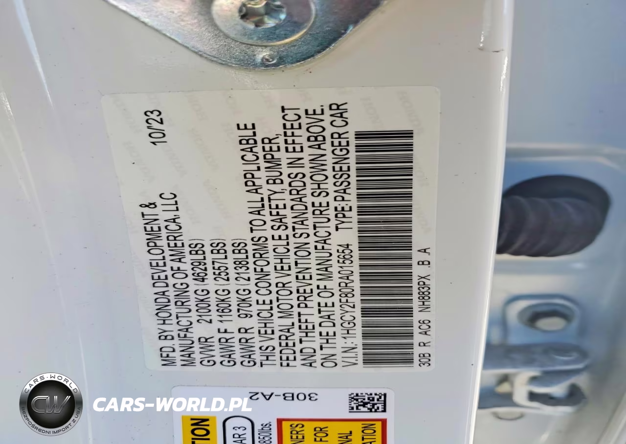2024 Honda Accord Touring Hybrid VIN:1HGCY2F80RA015654 - 13
