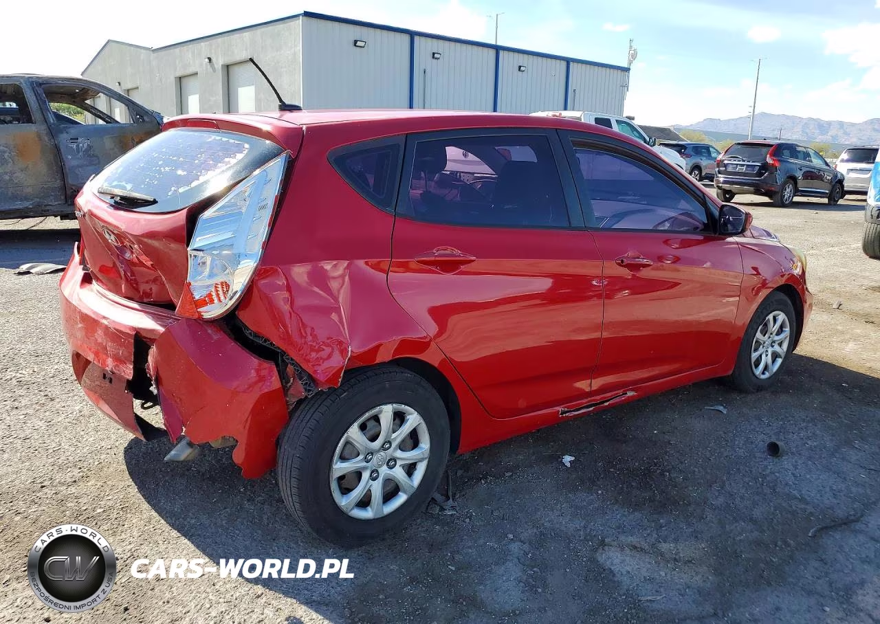 2012 Hyundai Accent Gs VIN:KMHCT5AE4CU021454 - 3