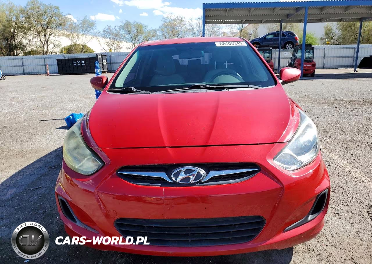 2012 Hyundai Accent Gs VIN:KMHCT5AE4CU021454 - 5