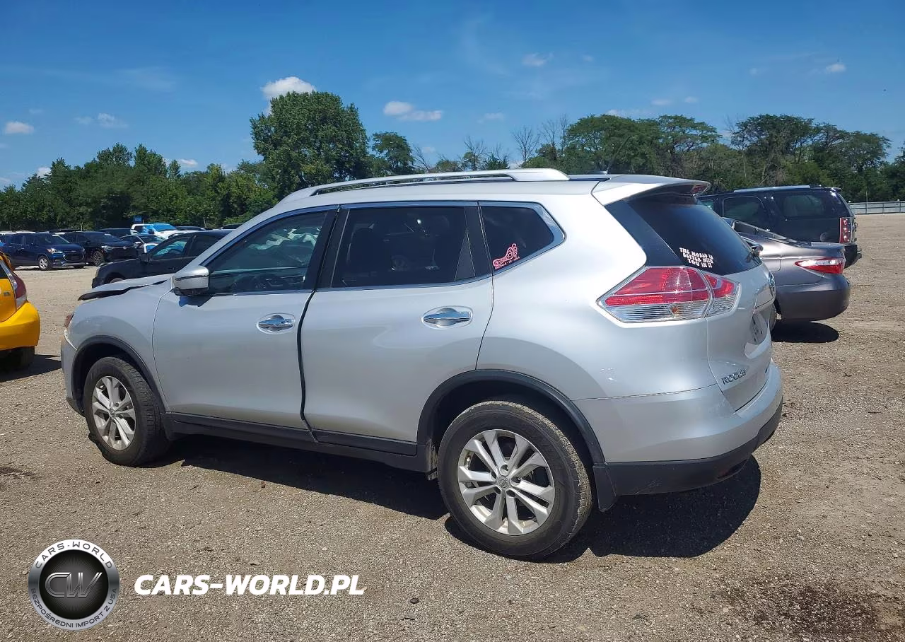 2016 Nissan Rogue Sv VIN:KNMAT2MV7GP629611 - 2