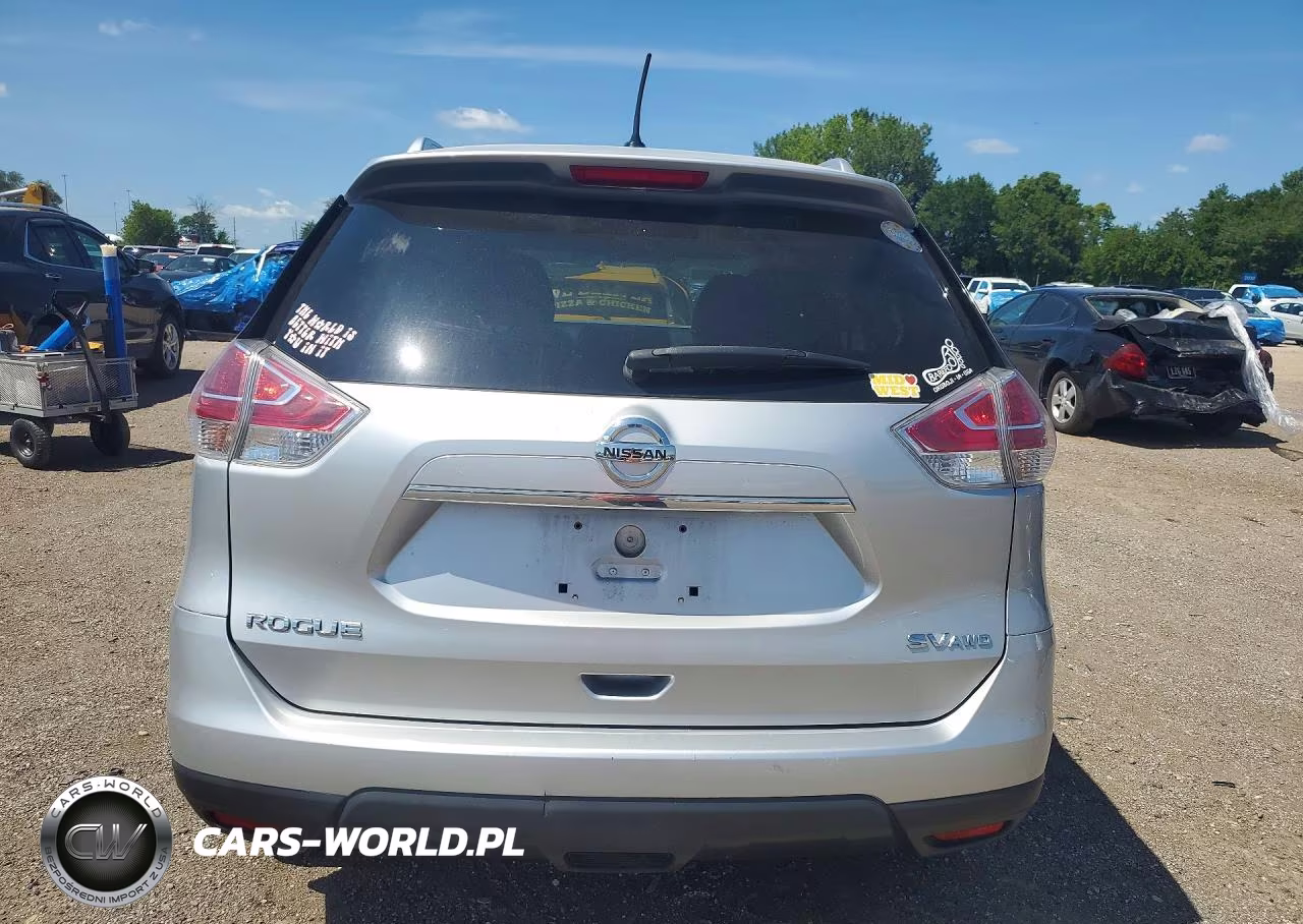 2016 Nissan Rogue Sv VIN:KNMAT2MV7GP629611 - 6