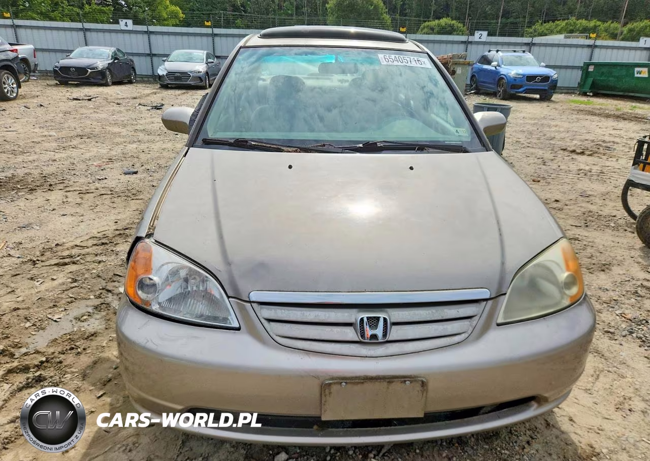 2002 Honda Civic Ex VIN:1HGES267X2L050729 - 5