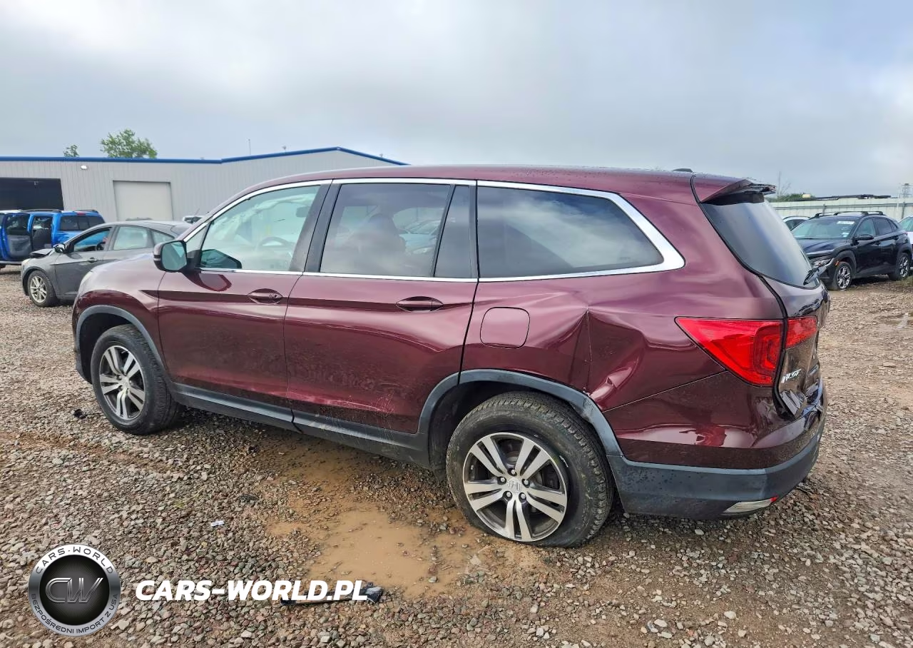 2017 Honda Pilot Exl VIN:5FNYF6H52HB031588 - 2