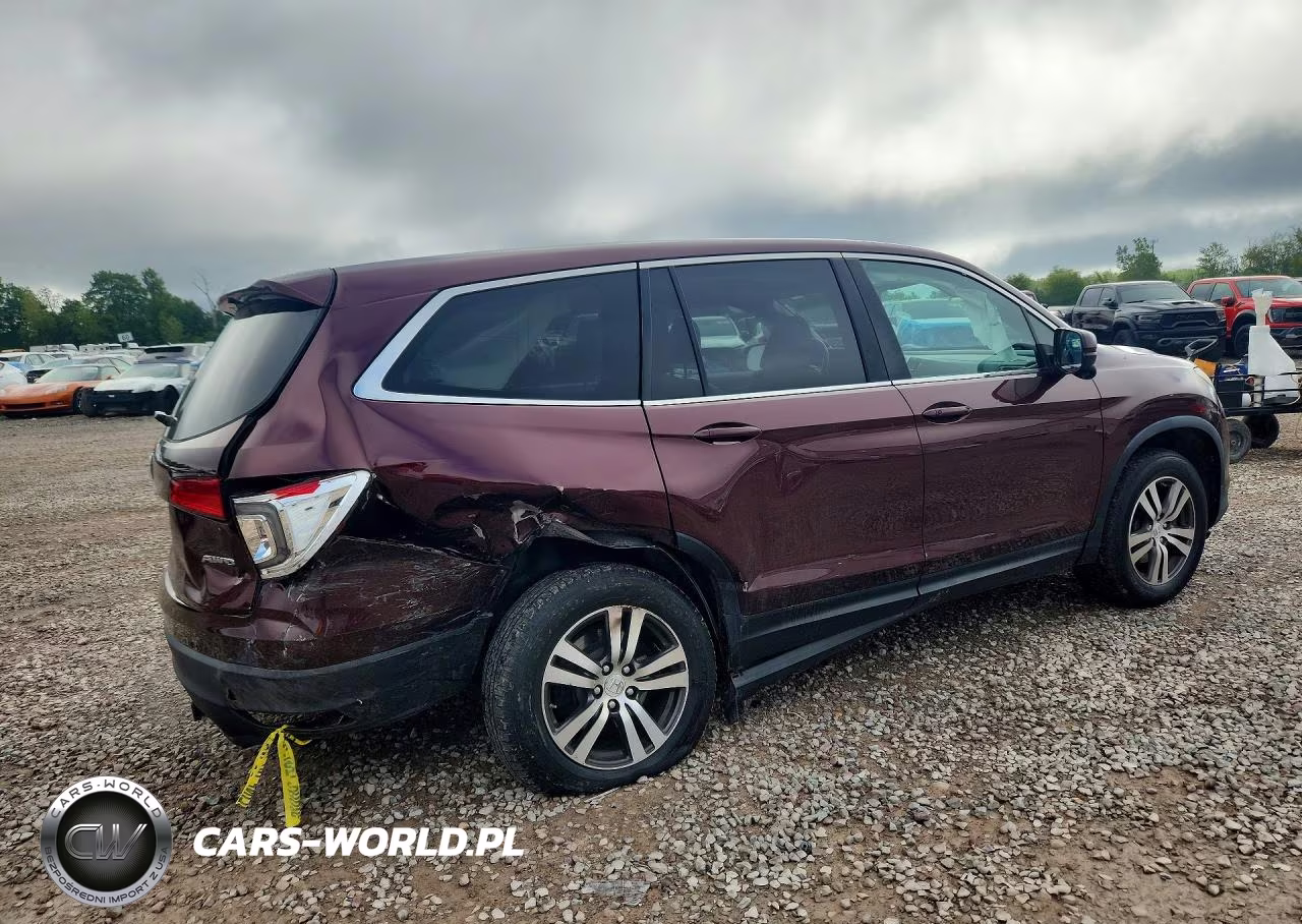 2017 Honda Pilot Exl VIN:5FNYF6H52HB031588 - 3