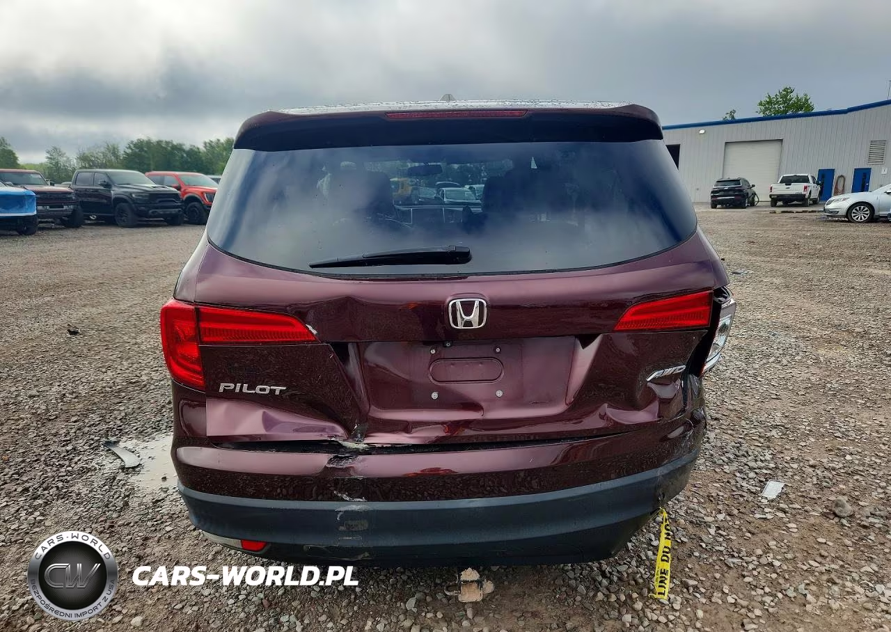 2017 Honda Pilot Exl VIN:5FNYF6H52HB031588 - 6