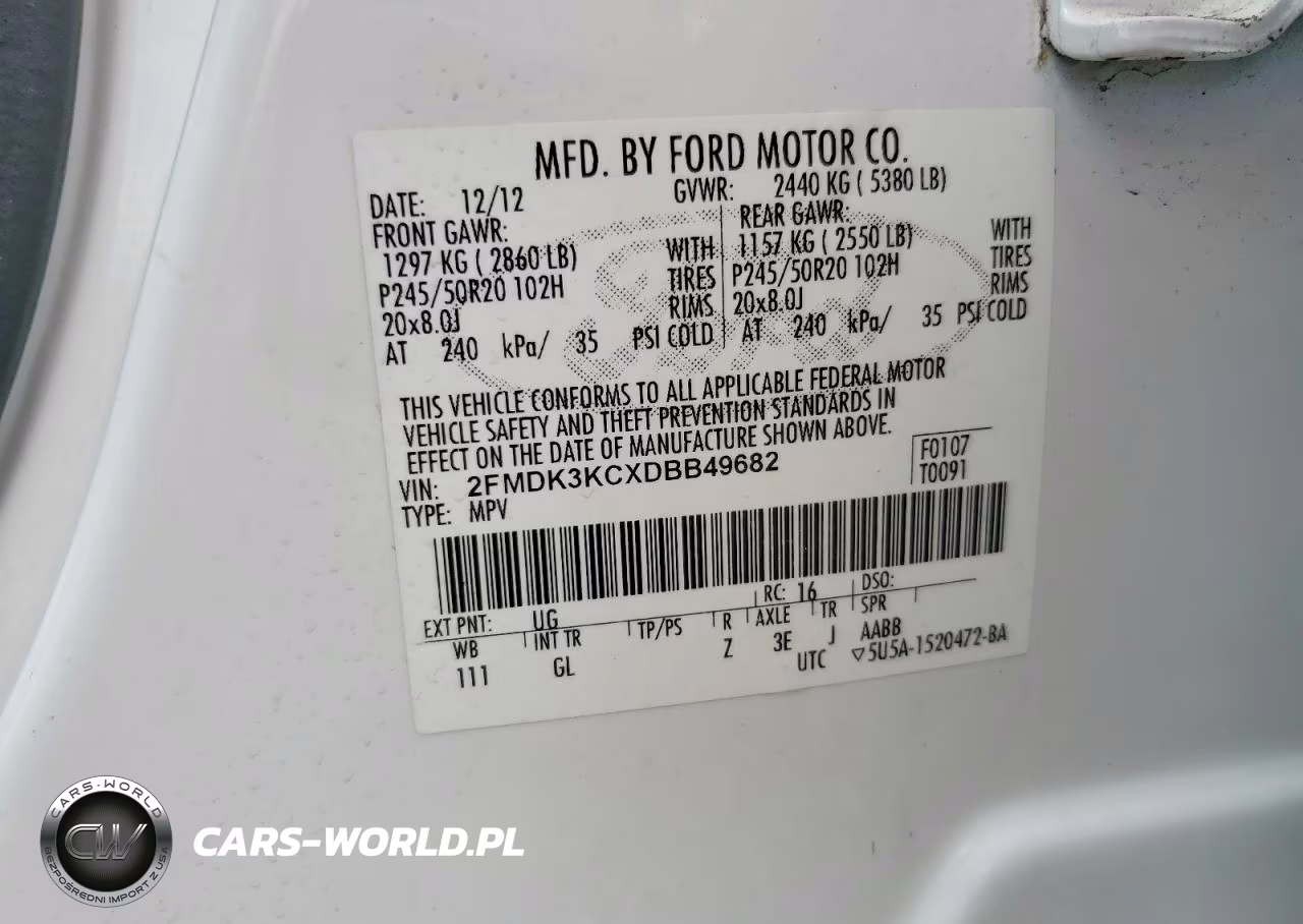 2013 Ford Edge Limited VIN:2FMDK3KCXDBB49682 - 14
