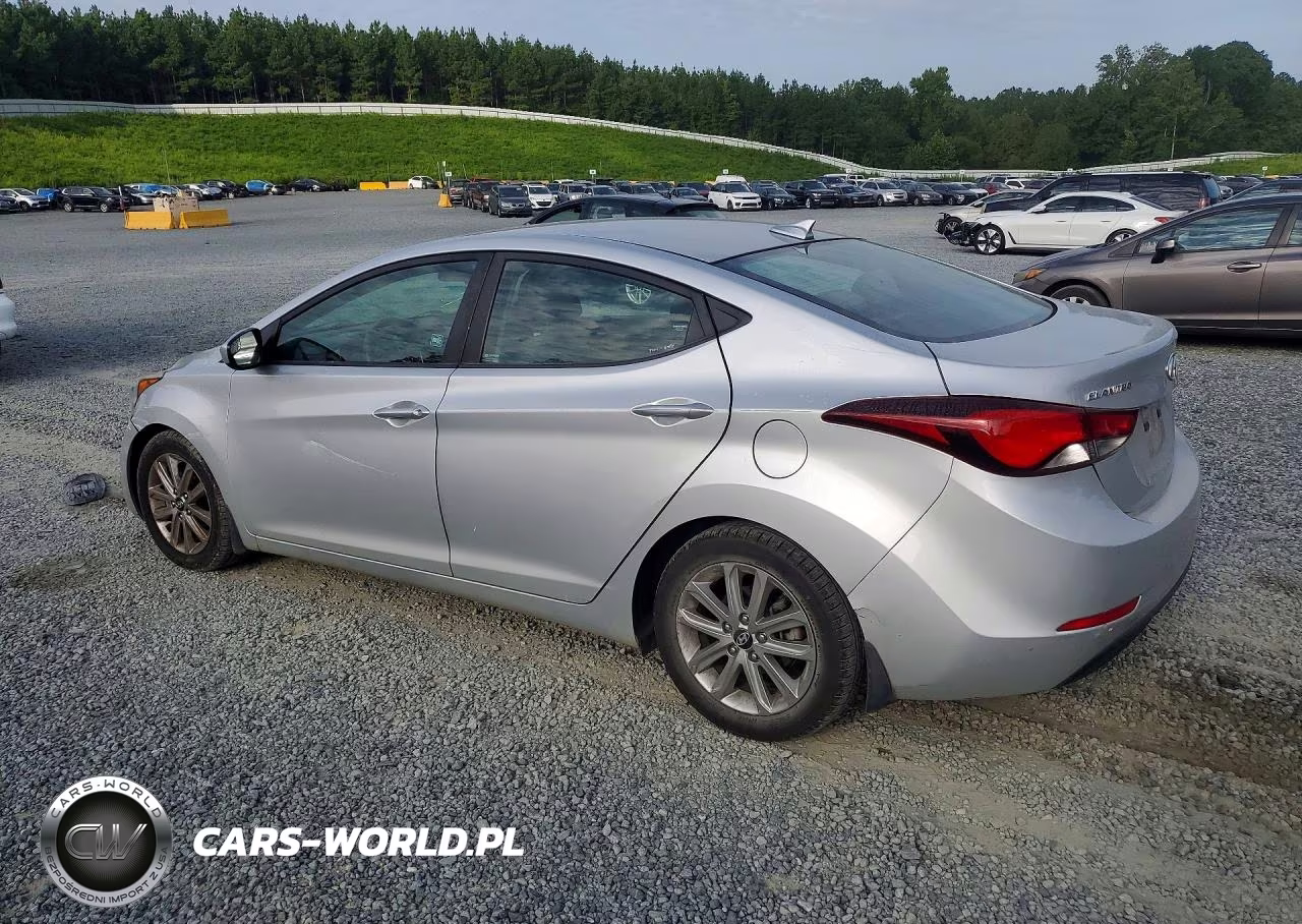 2016 Hyundai Elantra Se VIN:5NPDH4AEXGH656179 - 2