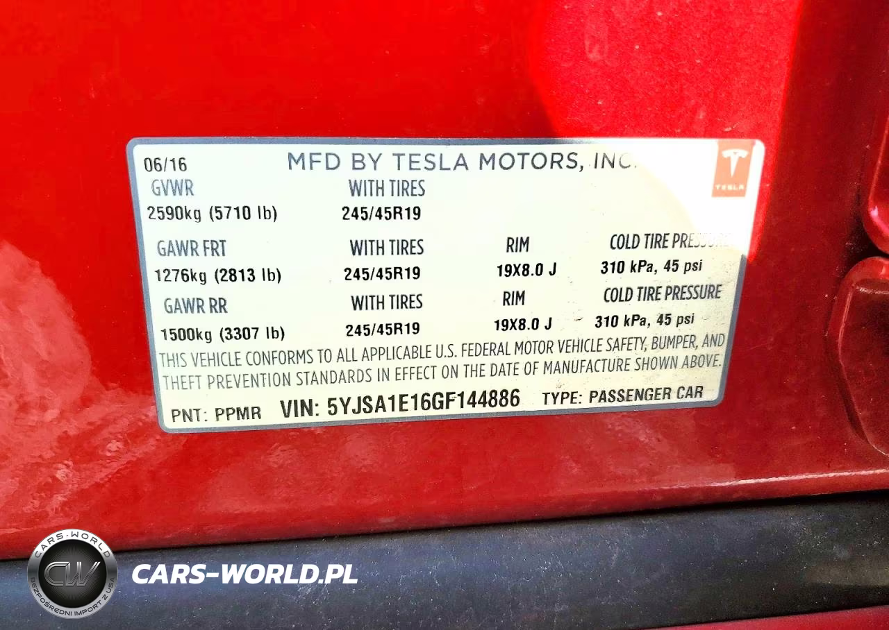 2016 Tesla Model S VIN:5YJSA1E16GF144886 - 12