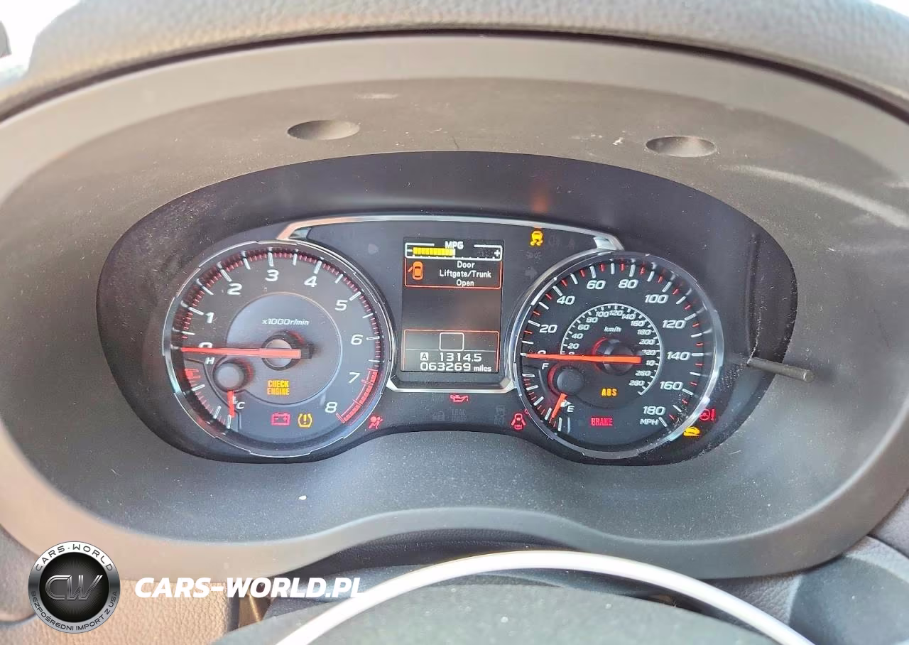 2019 Subaru Wrx Limited VIN:JF1VA1J66K9804982 - 9