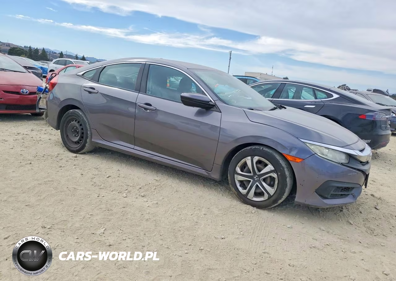 2017 Honda Civic Lx VIN:19XFC2F59HE200345 - 4