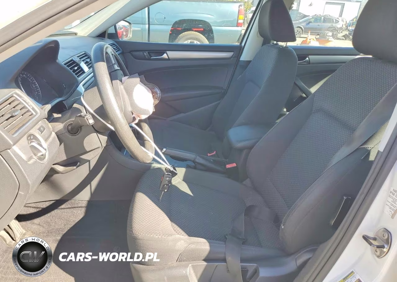 2013 Volkswagen Passat S VIN:1VWAP7A36DC124230 - 7