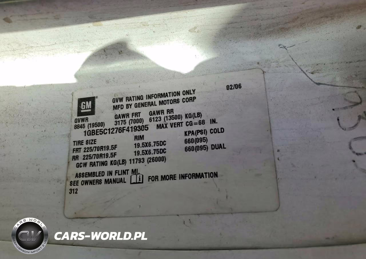 2006 Chevrolet C5500 C5C042 VIN:1GBE5C1276F419305 - 14