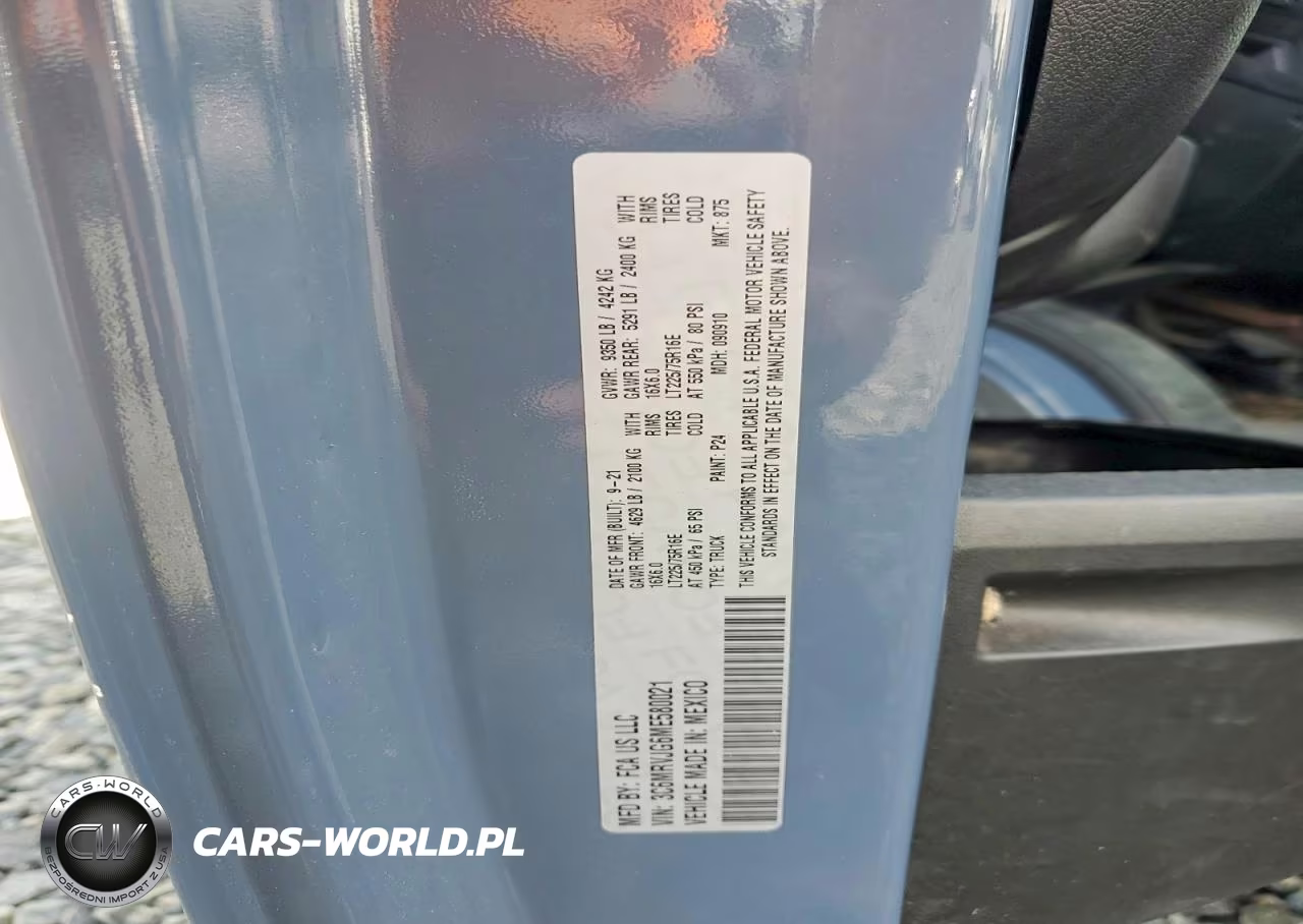 2021 Ram Promaster 3500 Delivery Van VIN:3C6MRVJG6ME580021 - 13