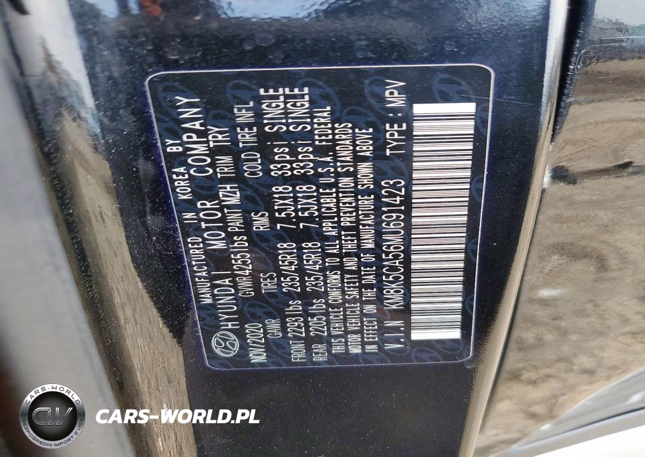 2021 Hyundai Kona Ultimate VIN:KM8K5CA56MU691423 - 13