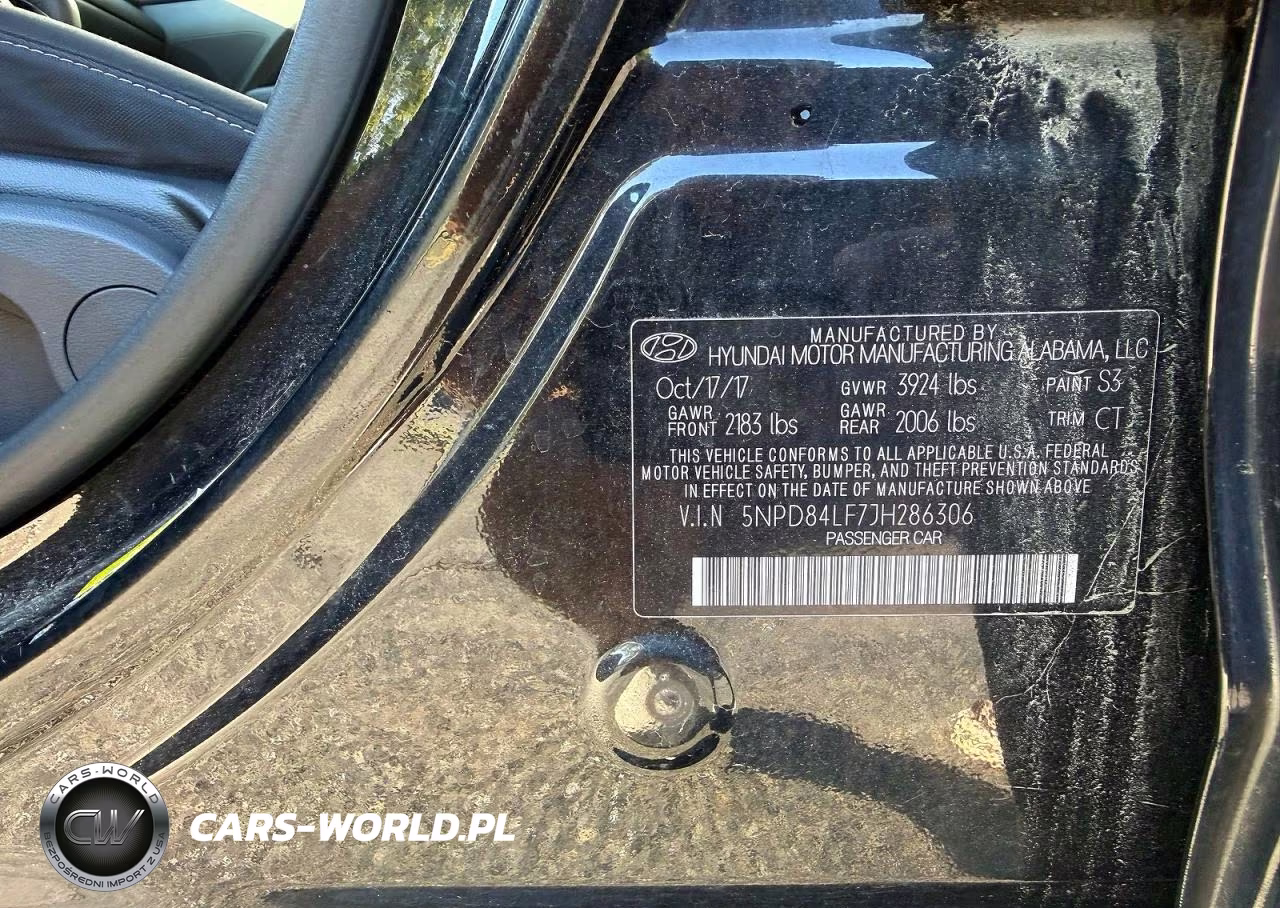 2018 Hyundai Elantra Sel VIN:5NPD84LF7JH286306 - 10