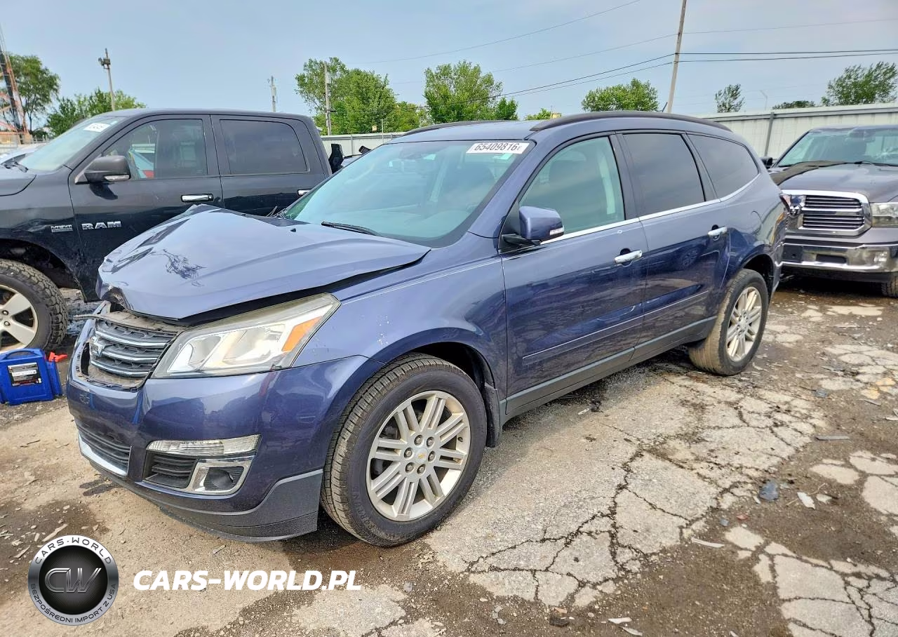 2014 Chevrolet Traverse Lt VIN:1GNKRGKD1EJ165247 - 1