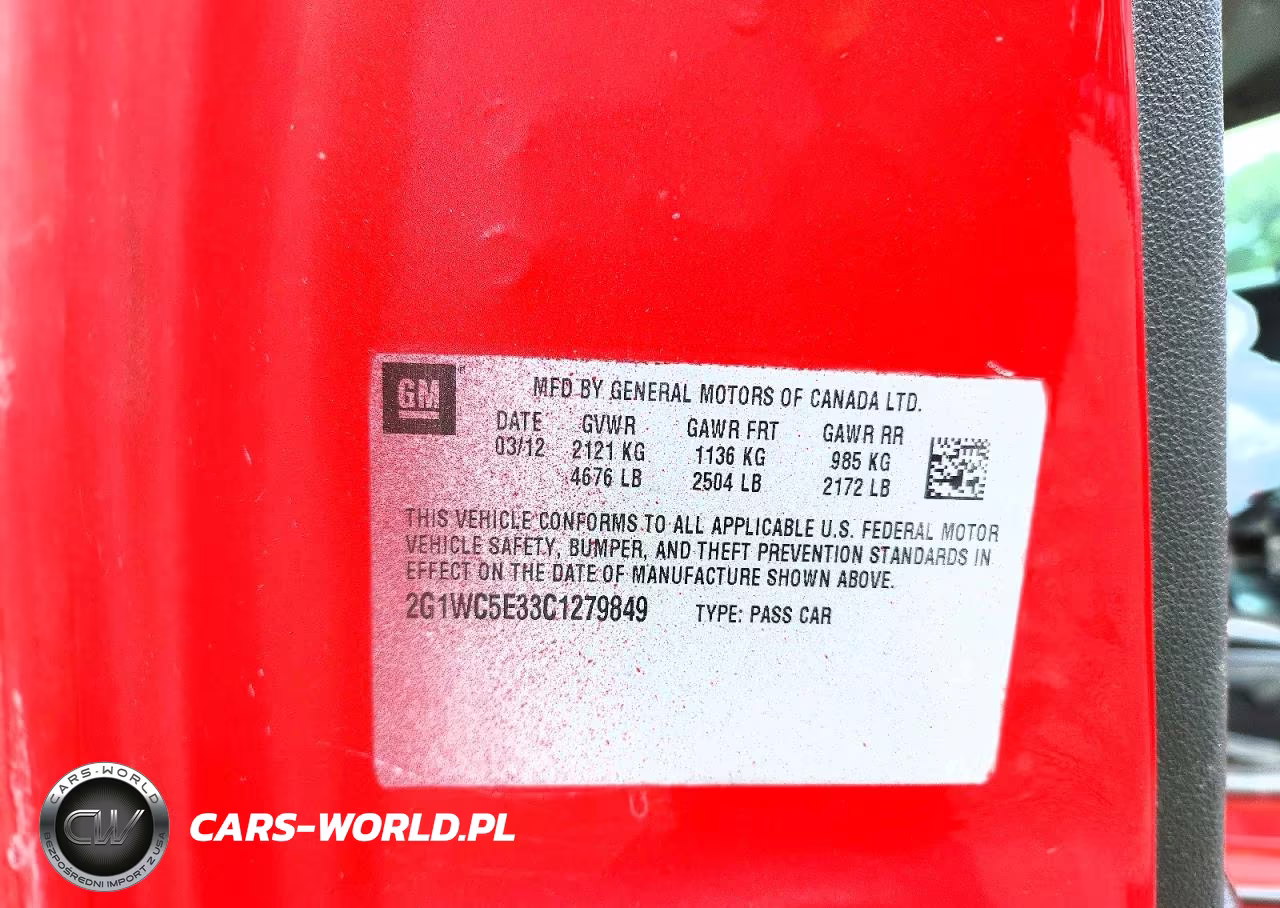 2012 Chevrolet Impala Ltz VIN:2G1WC5E33C1279849 - 12