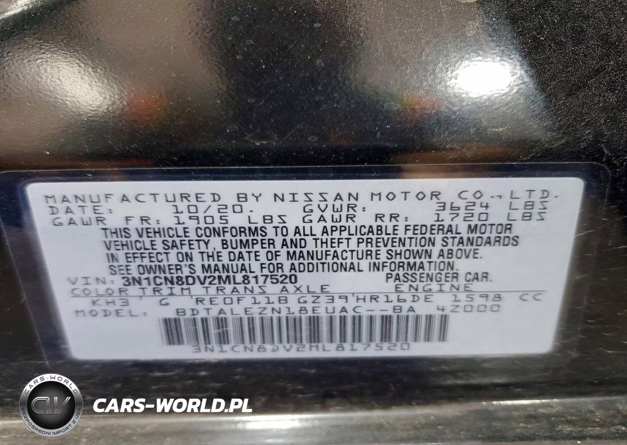 2021 Nissan Versa S VIN:3N1CN8DV2ML817520 - 13
