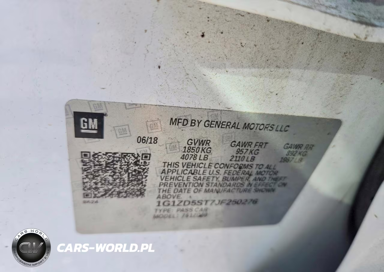 2018 Chevrolet Malibu Lt VIN:1G1ZD5ST7JF250276 - 12