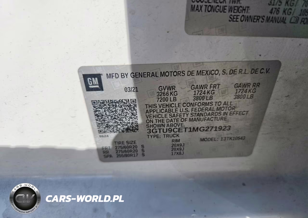 2021 GMC Sierra K1500 Elevation VIN:3GTU9CET1MG271923 - 13