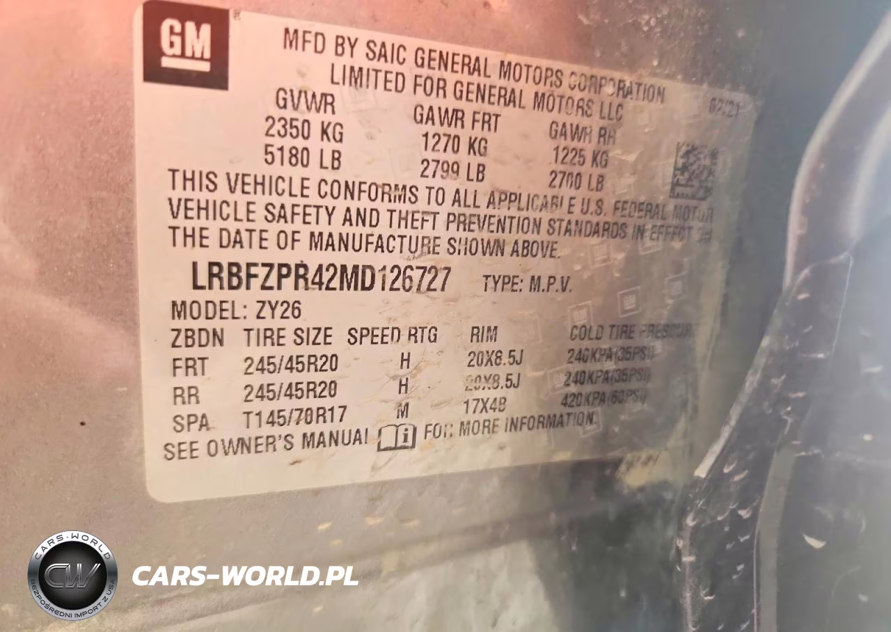2021 Buick Envision Essence VIN:LRBFZPR42MD126727 - 14