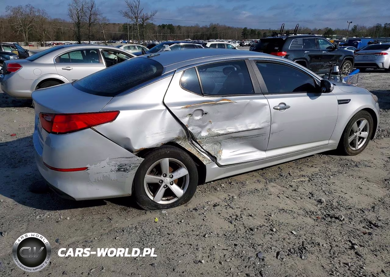 2014 Kia Optima Lx VIN:5XXGM4A70EG307826 - 3