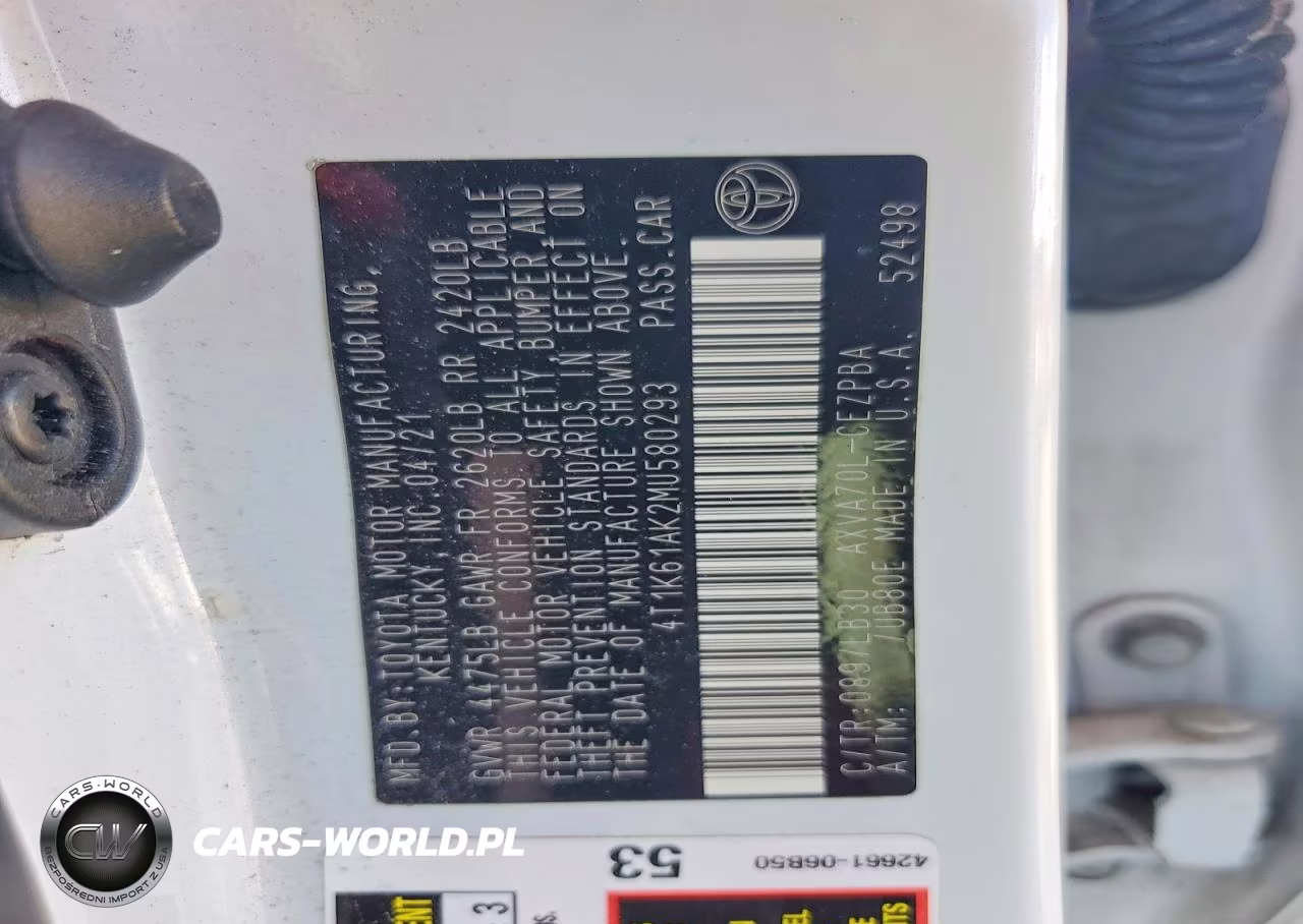 2021 Toyota Camry Xse VIN:4T1K61AK2MU580293 - 12