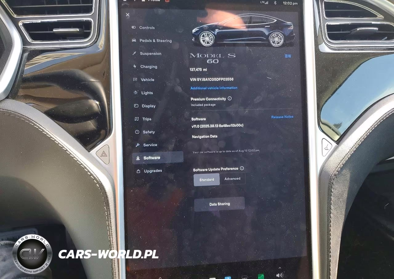 2013 Tesla Model S VIN:5YJSA1CG5DFP03556 - 9