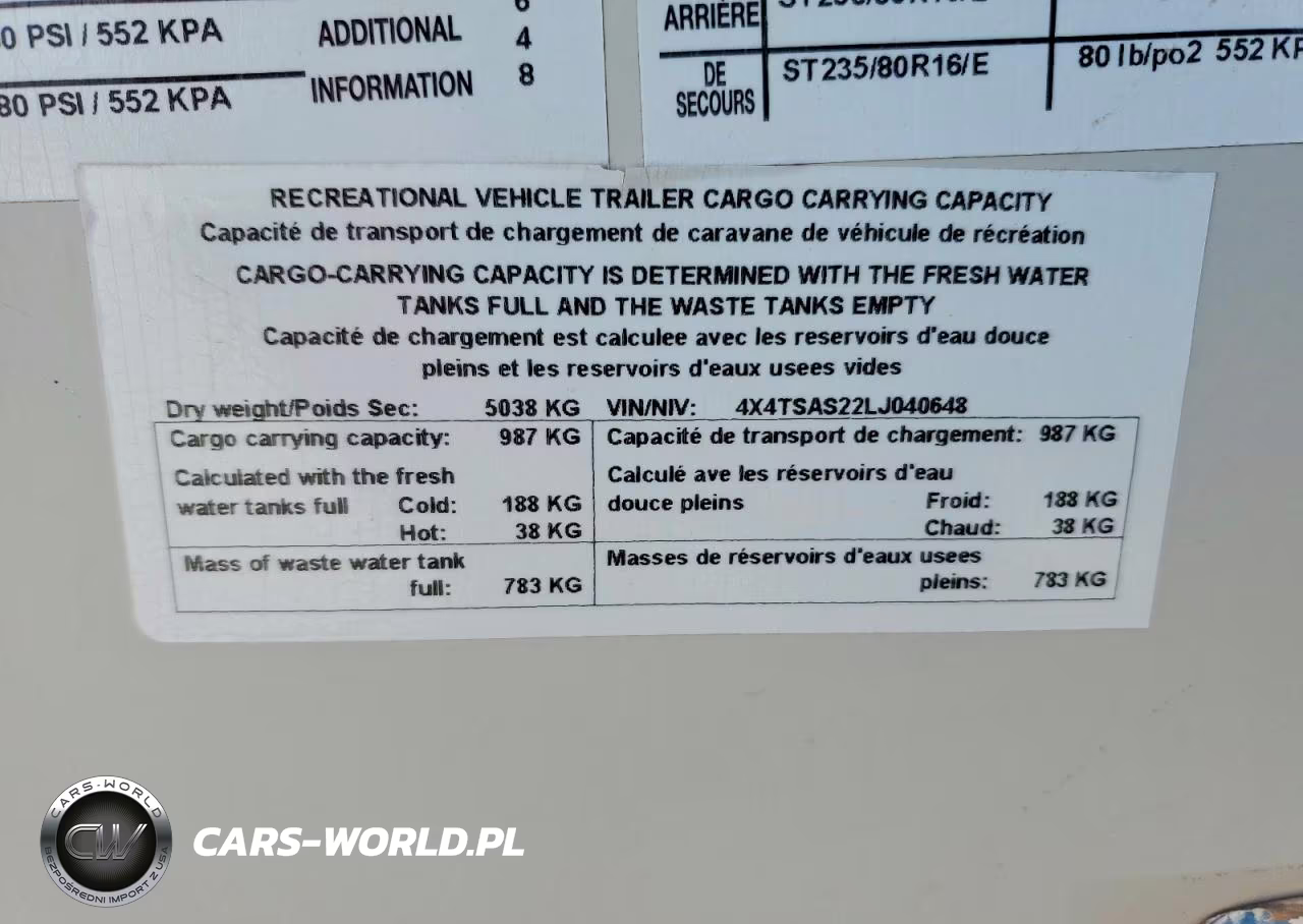 2020 Forest River Sandpiper Camper VIN:4X4TSAS22LJ040648 - 10