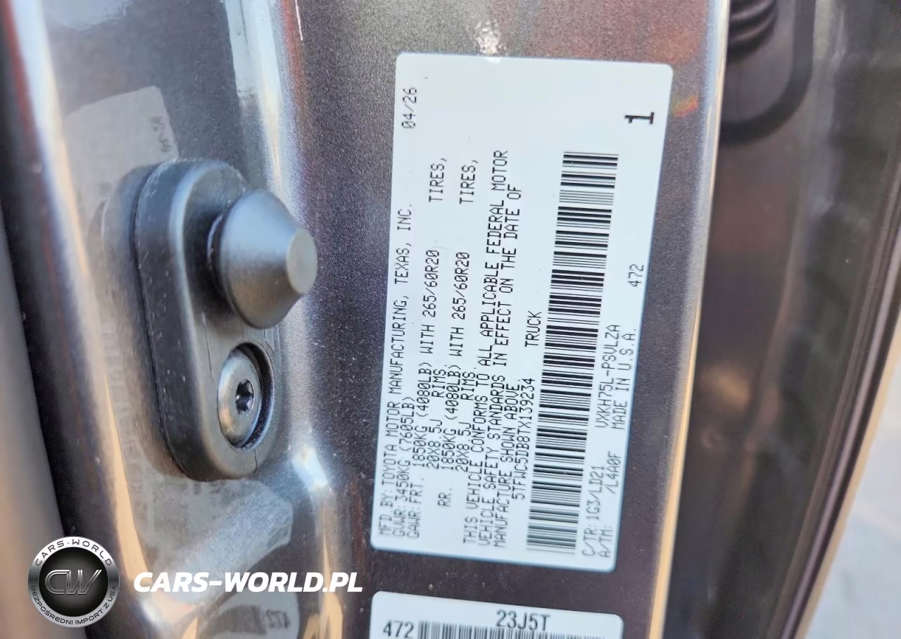 2026 Toyota Tundra Limited Hv VIN:5TFWC5DB8TX139234 - 13