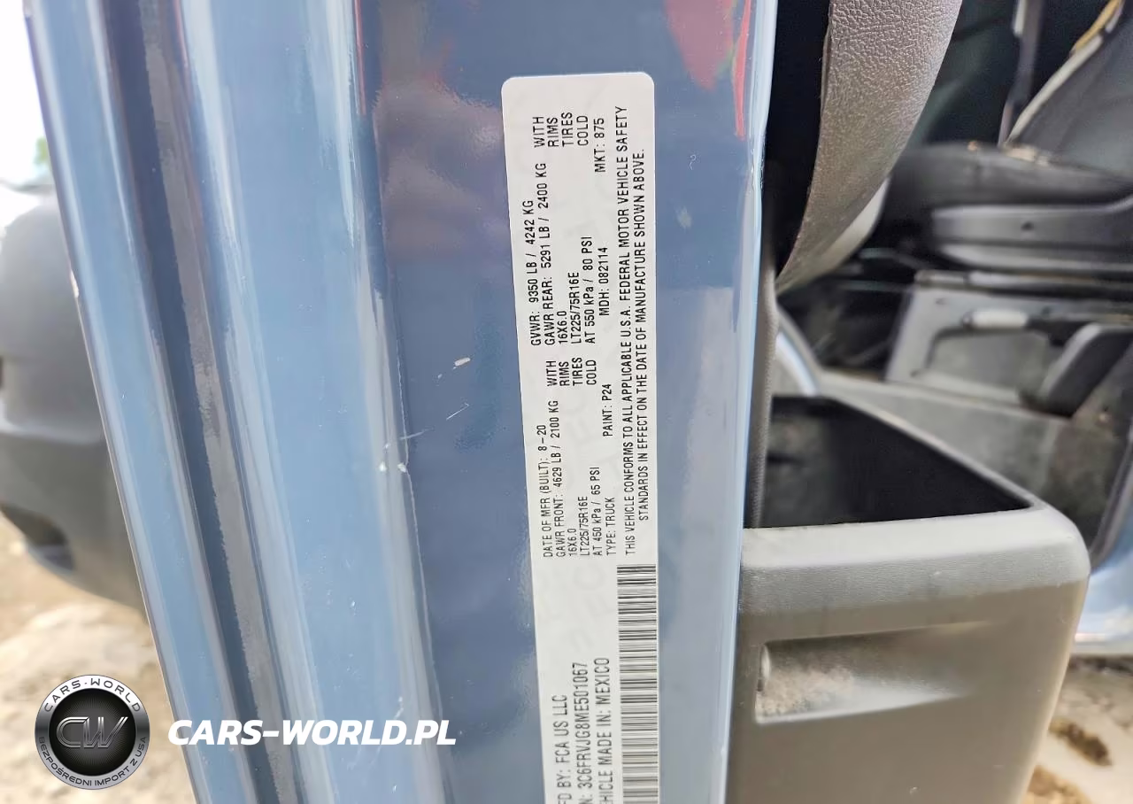 2021 Ram Promaster 3500 Delivery Van VIN:3C6FRVJG8ME501067 - 13