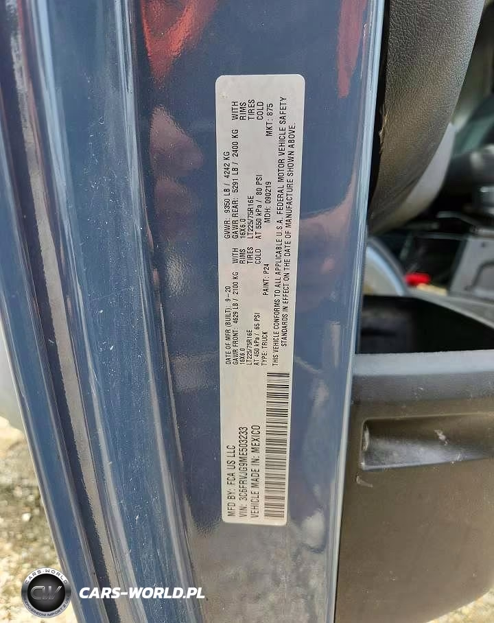 2021 Ram Promaster 3500 3500 High VIN:3C6FRVJG9ME503233 - 12