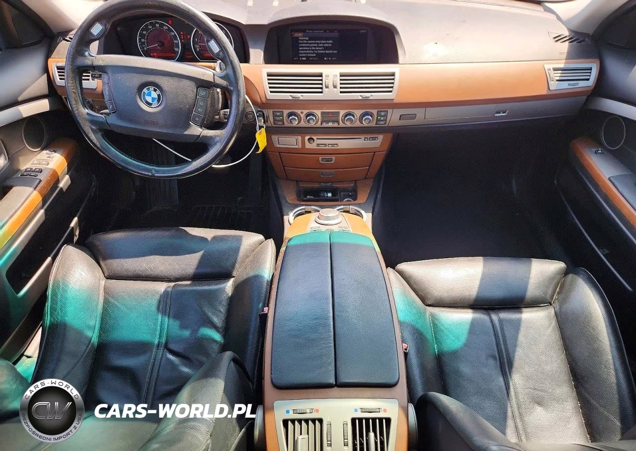 2006 BMW 750 Li VIN:WBAHN835X6DT26705 - 8