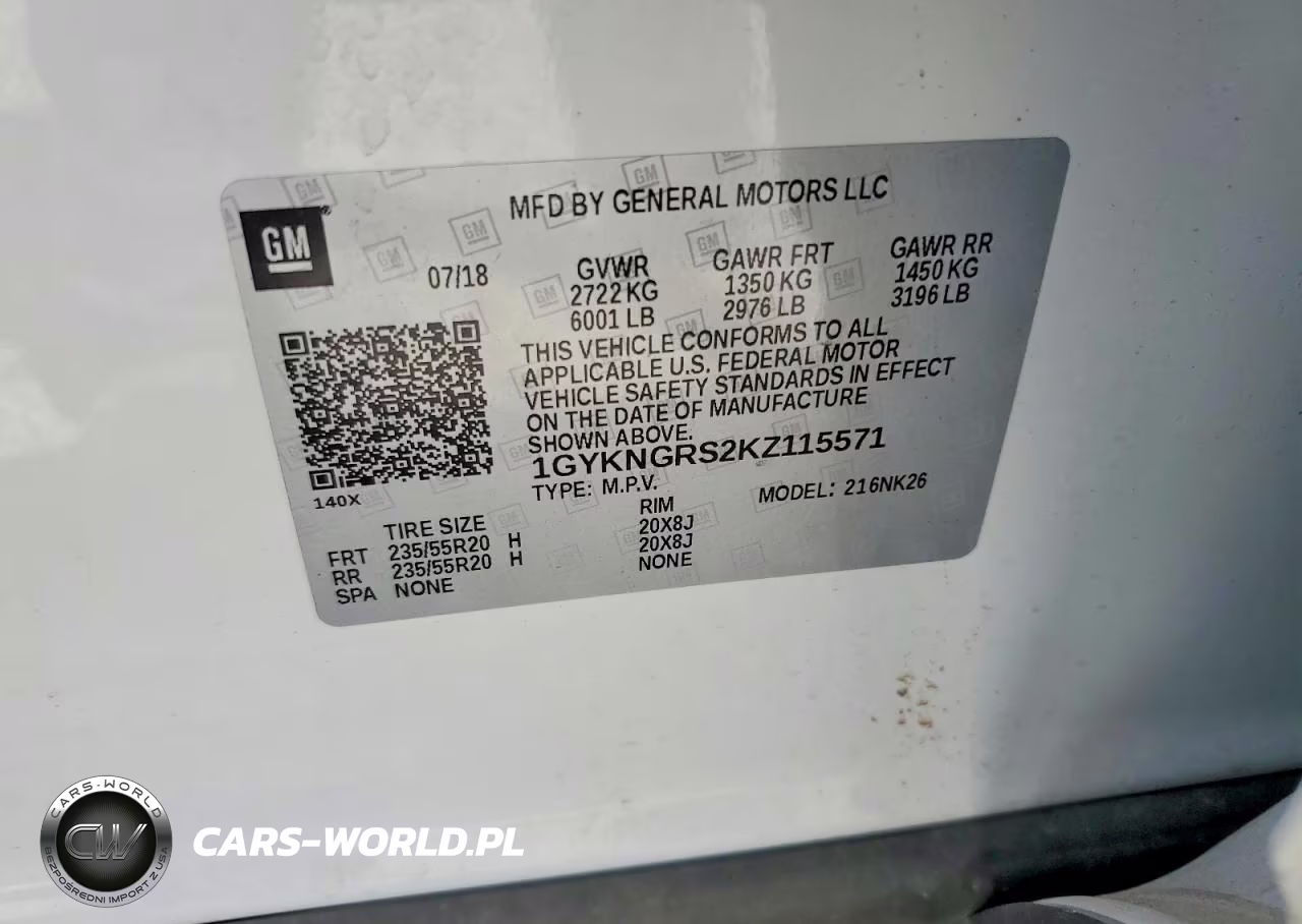 2019 Cadillac Xt5 Platinum VIN:1GYKNGRS2KZ115571 - 13