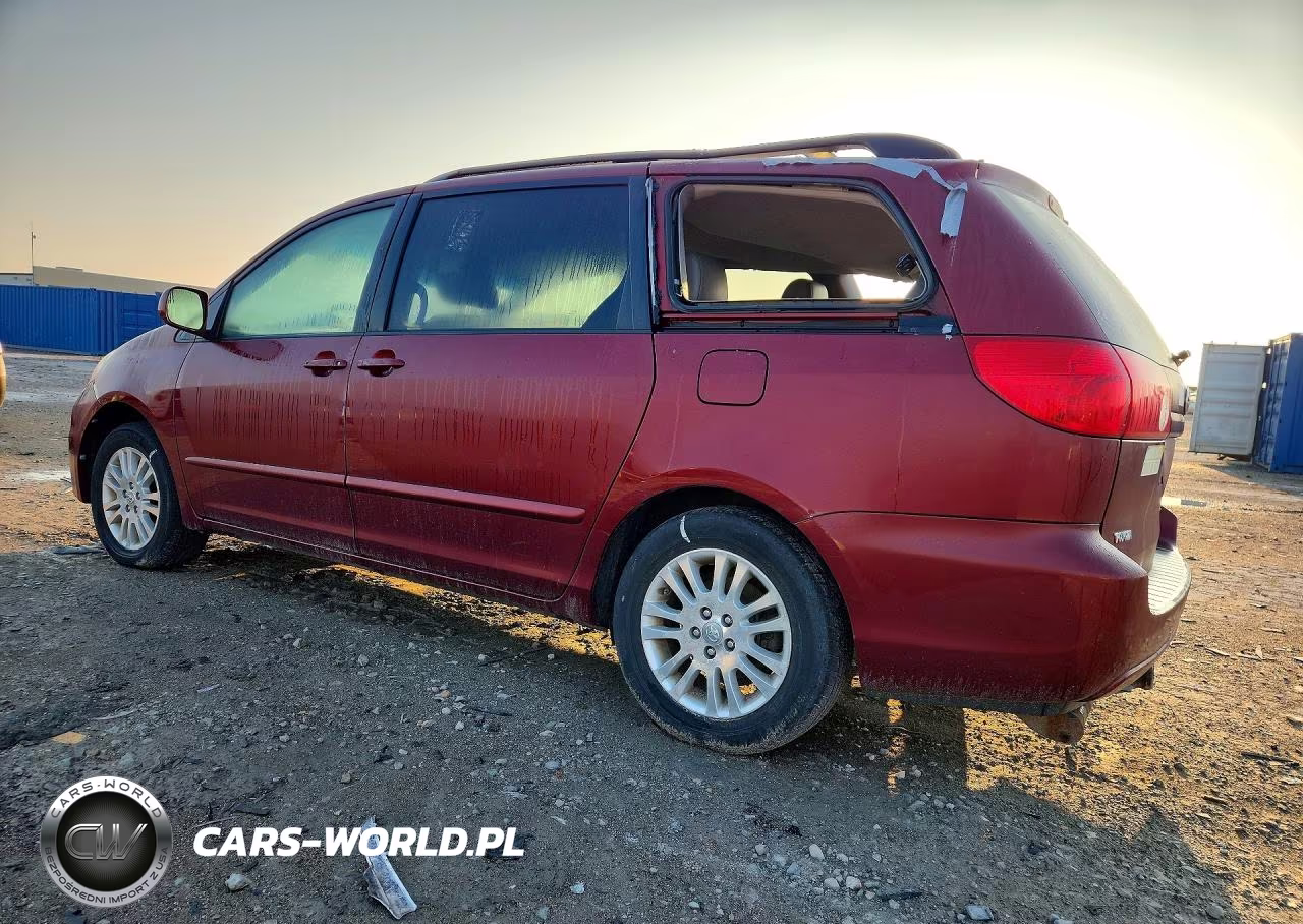 2008 Toyota Sienna Xle VIN:5TDZK22C68S167704 - 2