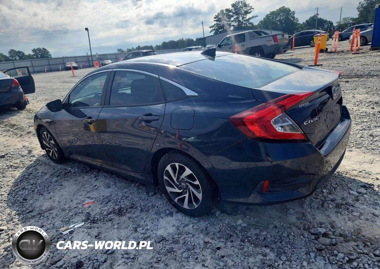 2017 Honda Civic Ex VIN:19XFC2F78HE011624 - 2