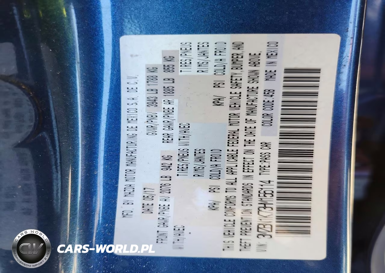 2017 Mazda 3 Sport VIN:3MZBN1K73HM156114 - 13