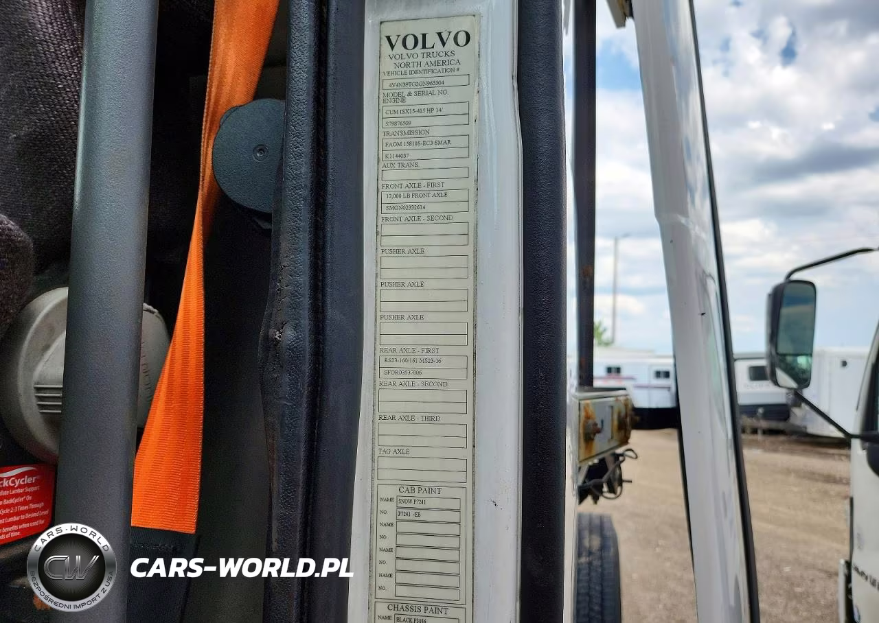 2016 Volvo Vnl Semi Truck VIN:4V4N39TG2GN965504 - 12