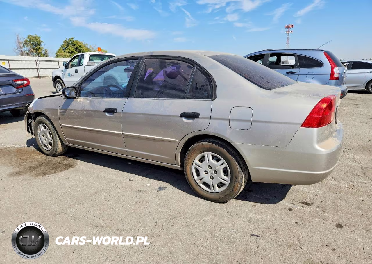 2001 Honda Civic Lx VIN:1HGES16561L023308 - 2
