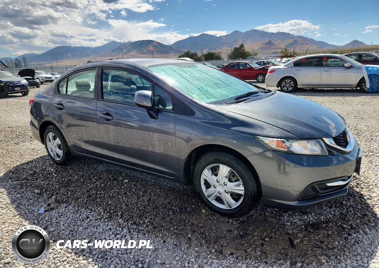 2013 Honda Civic Lx VIN:19XFB2F59DE026001 - 4