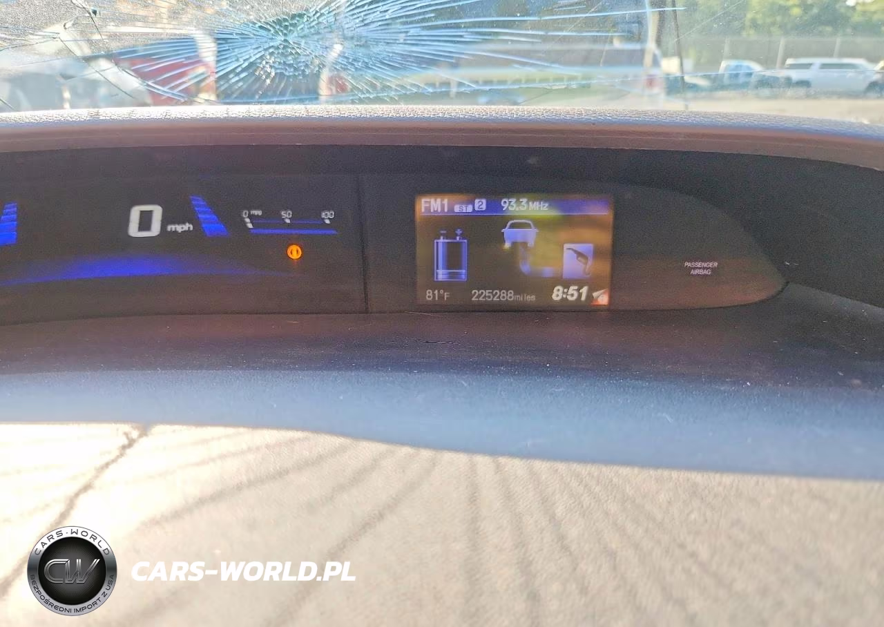 2013 Honda Civic Hybrid VIN:19XFB4F23DE202767 - 9