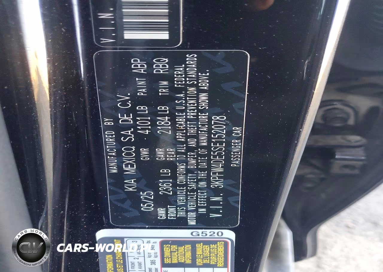2025 Kia K4 Gt Line VIN:3KPFW4DE5SE152078 - 12