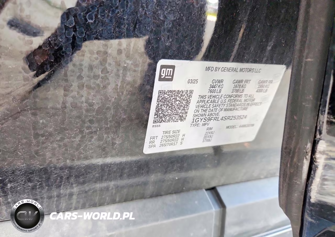 2025 Cadillac Escalade Sport VIN:1GYS9FRL4SR253524 - 12