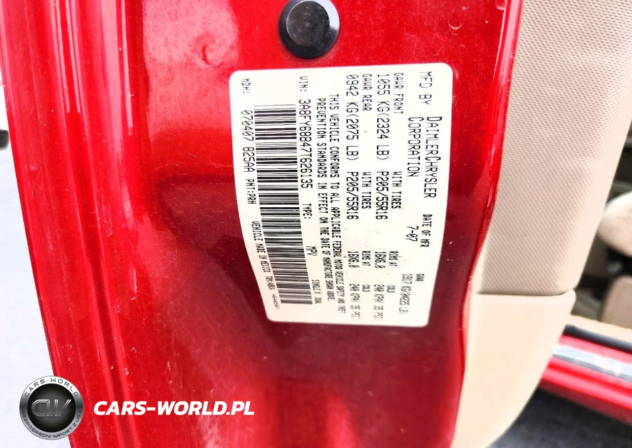 2007 Chrysler Pt Cruiser Limited VIN:3A8FY68B47T626135 - 13